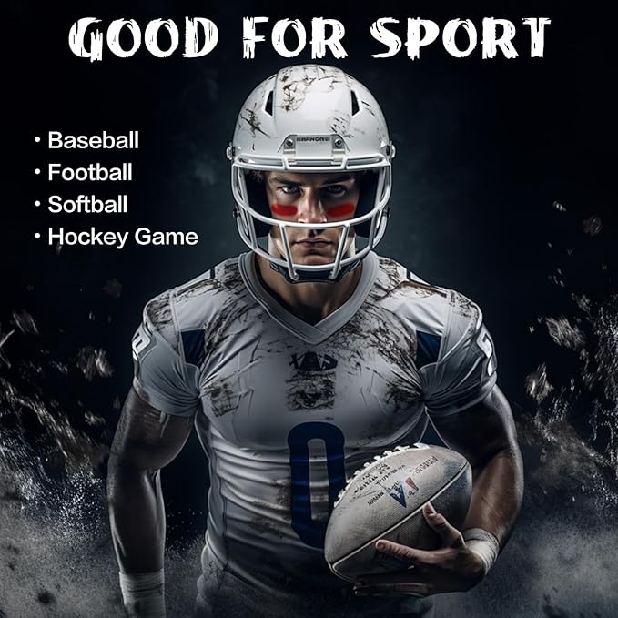 BOBISUKA Red Face Body Paint Stick Washable Water-Based Face Paint Makeup Stick for Halloween Clown, Joker, Goth, Devil, Skeleton, Skull, Cosplay, SFX, Sports Eye Black & Costume Party