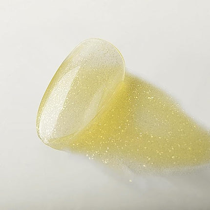 Imtiti Glitter Soft Gel Nail Polish, 0.5fl.oz UV LED Soak Off Sparkle Shimmer Green Gel Polish