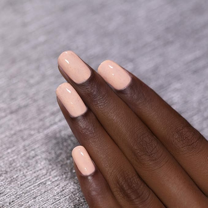 ILNP Cottontail - Soft Apricot Speckled Nail Polish, 7-Free, Non-Toxic, Vegan, Cruelty Free, 12ml