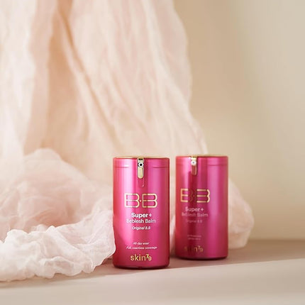 SKIN79 Super Plus Beblesh Balm Pink BB 40g All Day Lasting BB Cream - Made In Korea US exclusive Version K Beauty Flawless Radiant Base Foundation Makeup Blemish Cover Tinted Moisturizer Pink 21 color