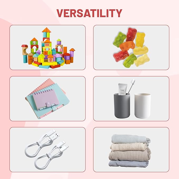 3 Pack Clear Hard Shell Zipper Case, 8×9" Transparent Waterproof Portable Clear Zipper Pouches Hard Shell for Storage, Clear Organizer Bags for Travel Makeup Cosmetic Snacks Doll Storage