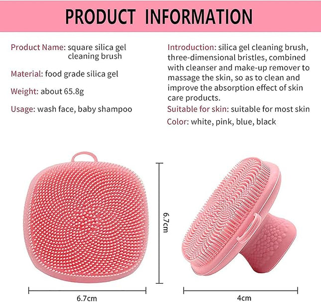 Silicone face Scrubber for Women Facial Cleansing Brush Silicone Face Wash Brush Manual Waterproof Cleansing Skin Care Face Brushes for Cleansing and Exfoliating