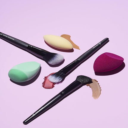 e.l.f. Buffing Foundation Brush, Tapered Makeup Brush For A Seamless-Looking Finish & Even Coverage, Vegan & Cruelty-Free
