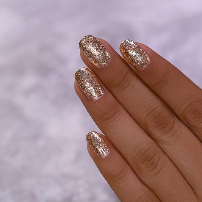 ILNP Mirage - Brilliant Gold Holographic Ultra Metallic Nail Polish