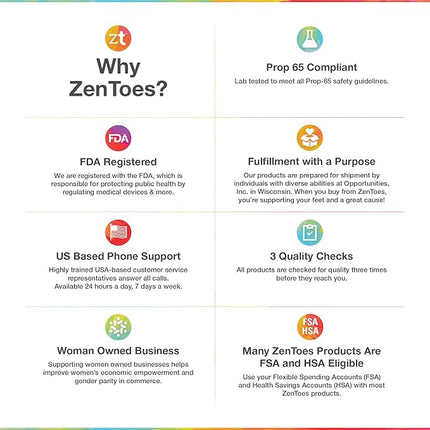 ZenToes Moisturizing Socks for Cracked Heel Treatment, Vitamin E, Olive Oil and Jojoba Oil Infused Heel Socks, Galentines Day Gifts, Self Care Gifts for Women (Cotton Black, Regular)