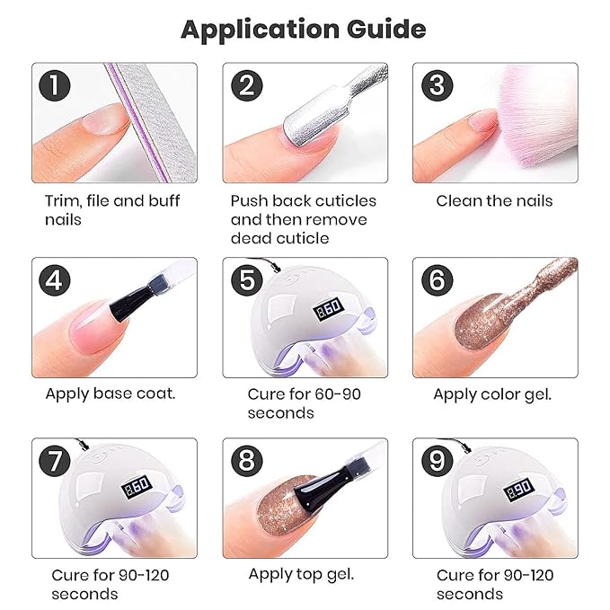 RARJSM Glitter Gel Nail Polish Rose Gold Sparkly Iridescent Rainbow Shimmer Metallic Pink Holographic Nail Gelpolish Soak off L e d U V Curing Required High Pigments for Home Manicure Nail Art 15ml