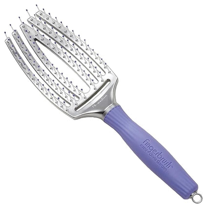 Olivia Garden Finger Brush Scalp-Hugging & Vented Paddle Hair Brush FB-LG (Medium)