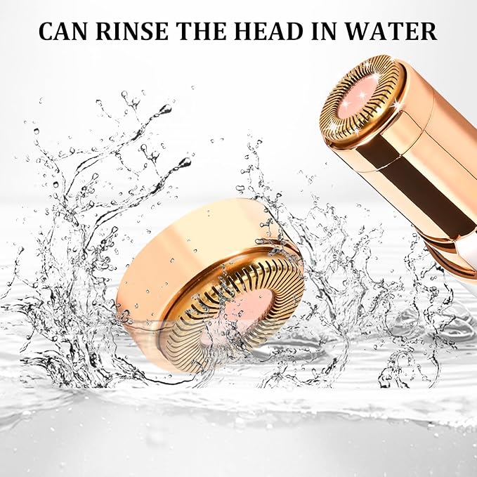 Facial Hair Removal for Women, Electric Painless Rechargeable Facial Hair Remover for Face, Lip, Chin