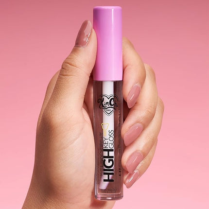 Kimchi Chic Beauty High Key Gloss, High-Shine Lip Gloss Helps Illuminate Your Look and Face, Non-Sticky, Clear, 18 Rain Drop, 3.5ml