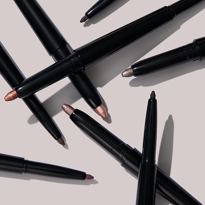 LAURA GELLER NEW YORK Swipe-n-Line Dual-Ended Eyeshadow + Eyeliner - Smokey (Charcoal/Shimmery Gray) - Cream Eyeshadow & Smooth Glide Eyeliner - Waterproof & Crease-free Color