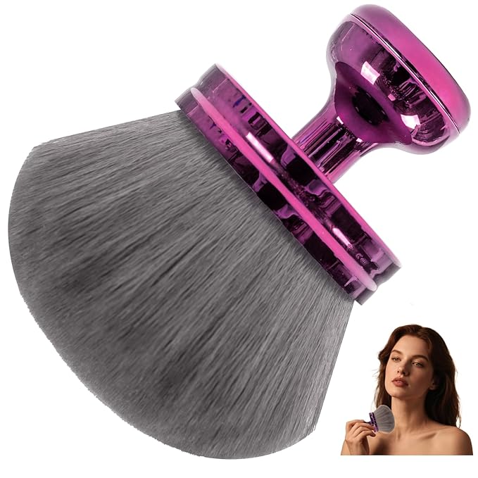 Extra Large Body Makeup Brush for Self Tanner: 2025 75mm Blend and Blur Body Kabuki Brush - Blending Applicator for Self Tanning, Leg Makeup & Bronzer Blend - Durable Soft Bristles