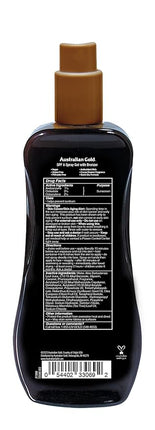 Australian Gold Spray Gel Sunscreen with Instant Bronzer SPF 8, 8 Ounce