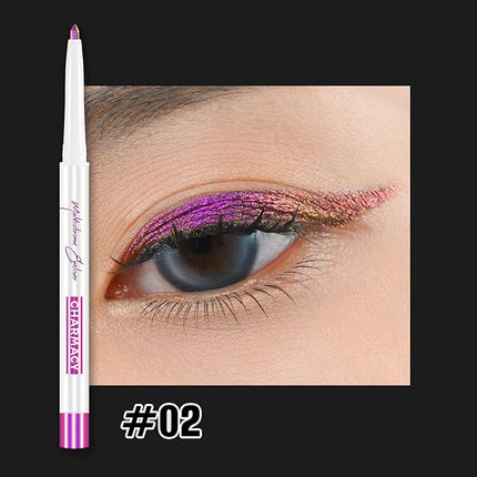 CHARMACY Chameleon Eyeliner Gel Pen, Color Changing Eyeliner, Long-Lasting, Waterproof & Smudge-Proof Formula, Metallic & Shimmer Shades for Creative Makeup, Easy Application (B02)