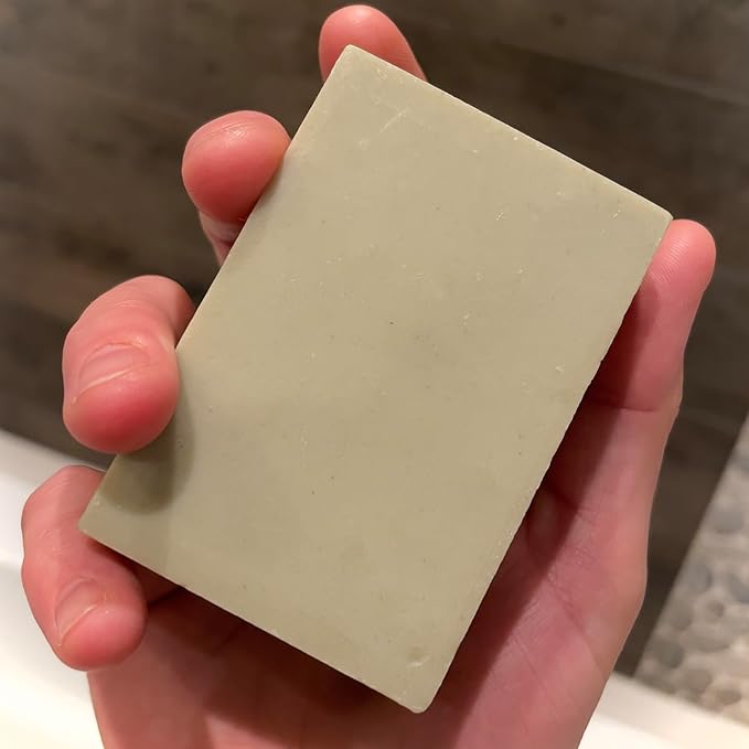 Bison Tallow Buff Soap Bar, Ponderosa Pine, (2 pack) - Scents of Pine, Cypress & Cedar - Cleans, Moisturizes, Soothes, Hydrates - No Dyes, Chemicals, or Preservatives