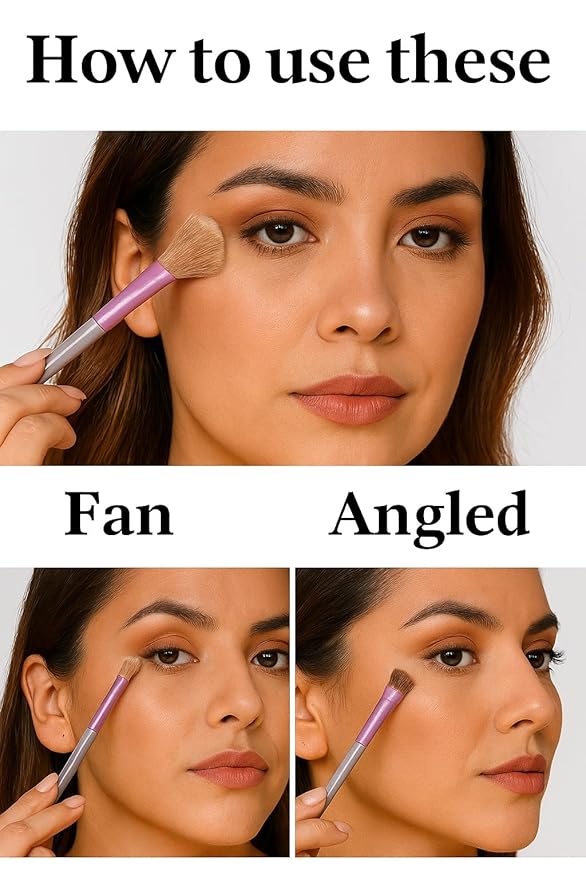 13-Piece Makeup Brush Set – Professional Soft Synthetic Brushes for Foundation, Blush, Eyeshadow