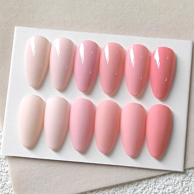 Born Pretty Nude Pink Gel Nail Polish Netural Gel Polish Spring Summer Valentine's Day Nail Art Manicure Collection 6PCS