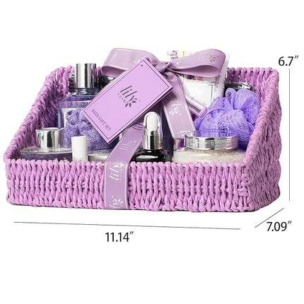 Valentines Day Gifts Basket Set for Women - 15-Piece Bath & Body Gift Set, Spa Gift Basket, Bath Collection | Birthday, Mothers Day Gifts for Mom, Christmas Gift, Perfect Present for Her & Mom