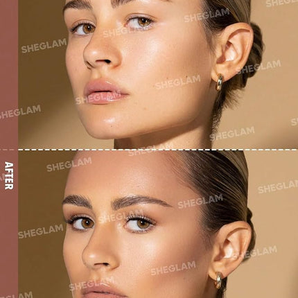 SHEGLAM Sun Sculpt Cool Toned Liquid Contour Stick Long Lasting Cream Bronzer Makeup - Tawny Amber