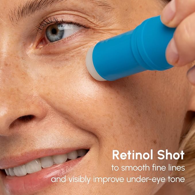 MAREE Under Eye Balm Stick Hydrating - Retinol Caffeine Under Eye Brightener Stick for Older Women - Collagen Under Eye Cream for Dark Circles & Wrinkles - Skin Care Treatment Moisturizer