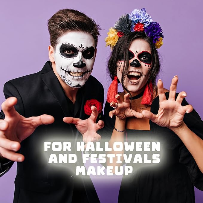 Depvision Face and Body Paint 1.7oz Cream Makeup 50ml Water Based Face Painting Special Effects For Adults Children Kids Halloween Christmas Party Stage Cosplay (Gold)