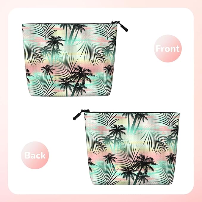 MOLAIGIN 1702356549_529557121 Cosmetic Bag For Women, Travel Makeup Bag, Toiletry Zipper Bag, Large Capacity Aesthetic Cases