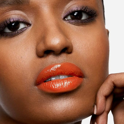 MAKE Beauty Serum Balm Intense, Hydrating Lip Gloss. Pigmented Vegan Moisturizing Lip Oil with Plumping Effect. Lip Emollient Treatment for Soft, Smooth, Shiny Lips - Shade, Sun Flare+