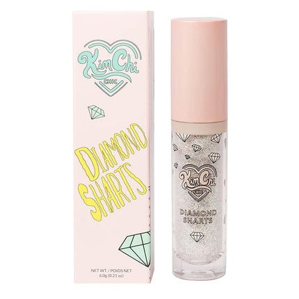 Kimchi Chic Beauty Diamond Sharts Liquid Glitter Eyeshadow, Cream Eyeshadow and Body Glitter Makeup, 0.21 fl oz - World Dominance