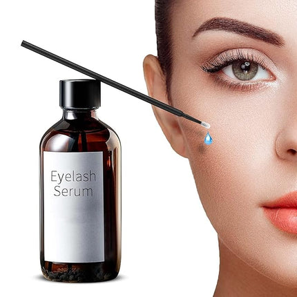 Cuttte 500PCS Disposable Micro Swabs for Eyelash Extension, Micro Applicators Eyelash Swabs for Makeup Application Black (Head Diameter: 2.0mm)