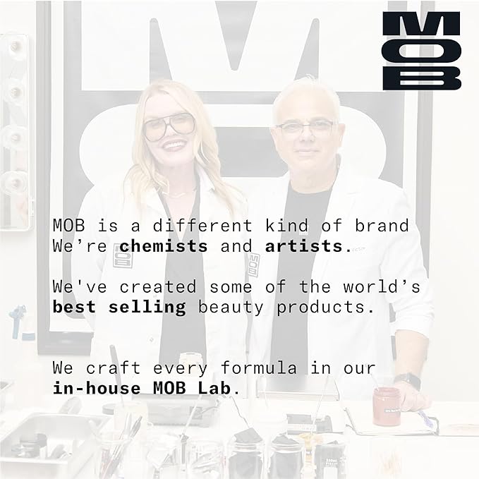 MOB Beauty Cream Clay Eyeshadow M114 – Muted Rose | Skincare-Infused, Vegan, Cruelty-Free, Blendable Cream-to-Velvet Finish, Buildable Pigment, Clean Eyeshadow in Sustainable, Biodegradable Compact