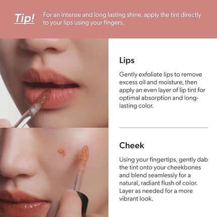 Entropy Charm Tint Blurry Line- Makeup for Soft, Blurred Finish | Lightweight, Long-Lasting Tint for Natural Look G2 Coral Gem