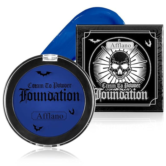 Blue Face & Body Paint Makeup Foundation, Professional Royal Blue Face Painting for Adults & Kids,Oil-Based Non-Toxic Cream Greasepaint for Halloween Makeup FX,Cosplay Costumes, Festivals,Smurf,Avatar