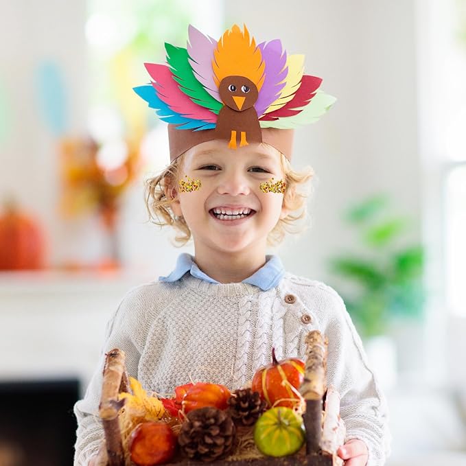 Thanksgiving Fall Glitter Gel for Body, Face, Hair and Lip, Color Changing Glitter Gel Under Light (Thanksgiving)