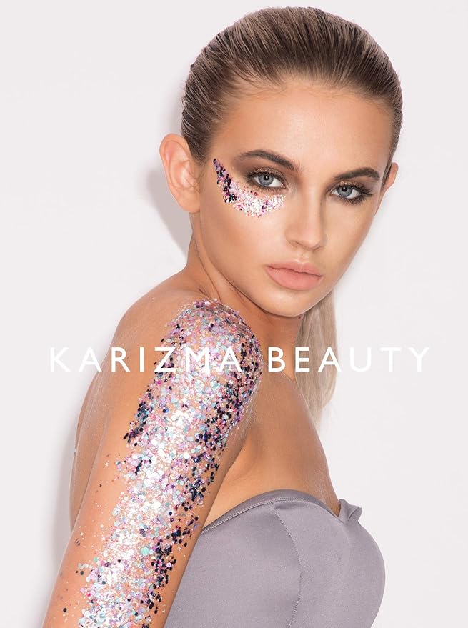 Unicorn Strobe Chunky Glitter // Karizma Beauty for Face and Body Festival Sparkles 10g