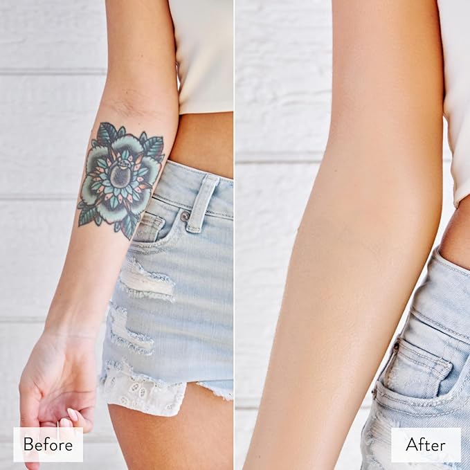 Best Bronze Bombshell Body Makeup - Tattoo Cover Up Makeup & Body Foundation Waterproof - Tattoo Concealer Waterproof for Scars, Varicose Veins Cover Up & Leg Foundation (NC39 Medium)