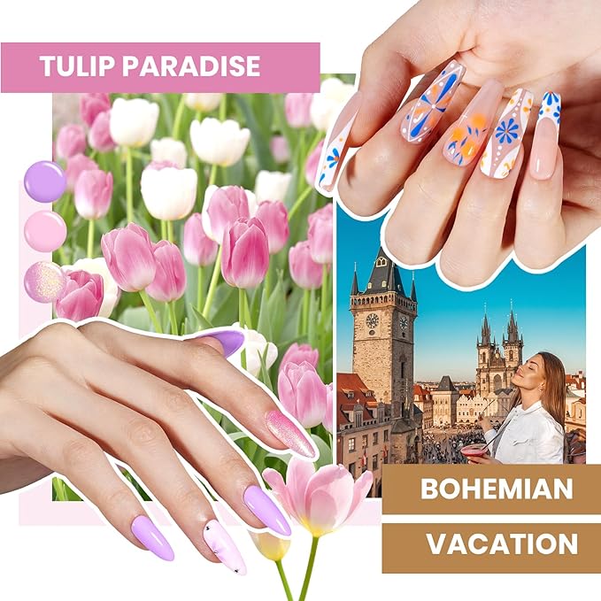 Beetles Gel Nail Polish Set 77 Pcs 60 Colors Cat Eye Gel Nail Kit Fall Winter Red Nude White Polish Nail Kit with Base Top Coat UV DIY Art Tool Home Gifts for Women World Travel