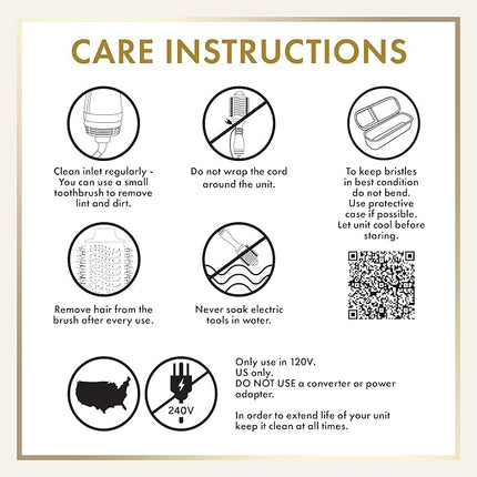 Hot Tools Pro Signature Detachable One Step Volumizer and Hair Dryer | Style, Dry & Brush ,2.8 Inch One Step