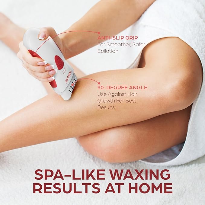 Epilady Legend 4 | Cordless Epilators Hair Removal for Women, 2 Speed Bikini Trimmer, Electric Shaver for Women, Rechargeable Body Hair Remover