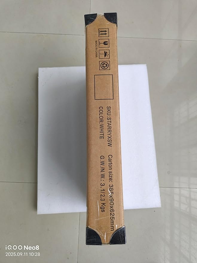 LUXFURNI Vanity Mirror with Lights, 20.5" L x 13" W Arched LED Makeup Mirror, Lighted Makeup Mirror with Lights, Smart Touch Control Dimmable 3 Modes Light, Gold