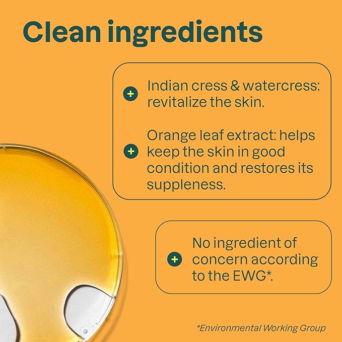 ATTITUDE Body Wash, EWG Verified Shower Gel, Dermatologically Tested, Plant and Mineral-Based, Vegan Personal Care Products, Orange Leaves, 32 Fl Oz (Pack of 6)