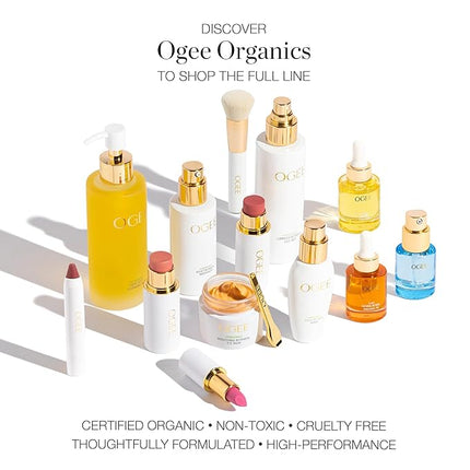 Ogee Sculpted Face Stick (OPAL - STARLIGHT WHITE) Certified Organic Highlighter Makeup - Multi-Use Glow Highlighter Stick