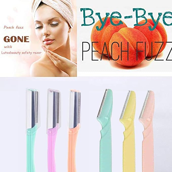 Eyebrow Razor 9 Pack, Precision Facial Hair Trimmer for Women, Eyebrow Shaper Facial Razor for Men