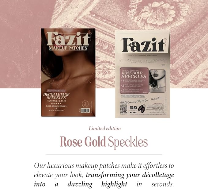 Fazit Makeup Patches - Rose Gold - Decollatage Speckles