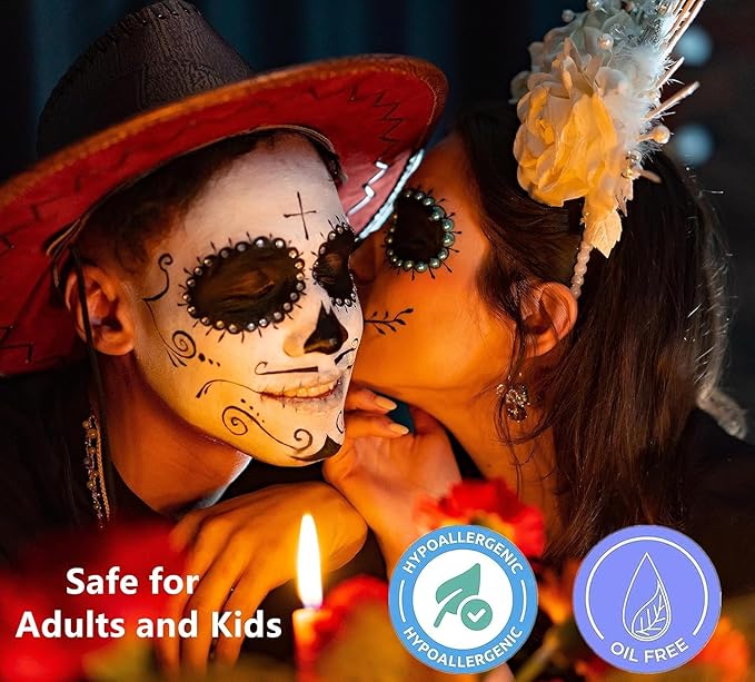 Go Ho Orange Face & Body Paint (2.1 oz), Airbrush & Special FX Makeup