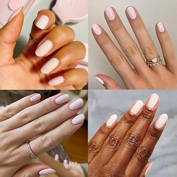 Olive & June Long Lasting Nail Polish | Plump Gel-Like Finish No Lamp Needed | Lasts up to 10 days | Salon-Quality Color at Home | 15-Free, Vegan & Cruelty-Free Chip-Resistant Shine | GH Baby Pink