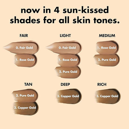 e.l.f. SKIN Bronzing Drops, Liquid Bronzer For Face & Skin, Creates A Sun-Kissed Glow, Infused With Vitamin E, Vegan & Cruelty-Free, Fair Gold