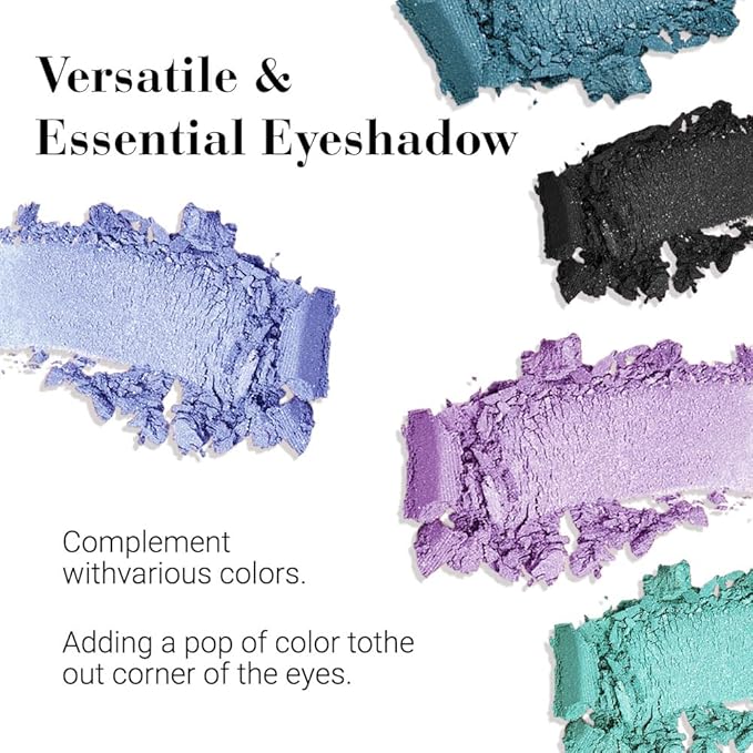 Shimmer Single Eye Shadow Palette Makeup, Mint Green Shimmer Monochrome Eyeshadow Halloween Birthday Party Wear For Green Blue Eye, Pigmented Waterproof Sombras Para Ojos