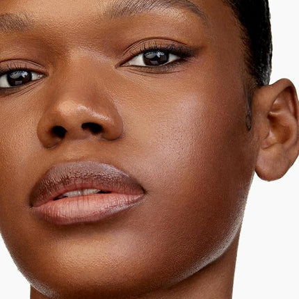 MAKE Beauty Diffusion Dew Skin Tint. Sheer to Medium Coverage Radiant Finish. Blurring, Smoothing, and Brightening for Glowing Complexion. Enhanced with Niacinamide and Adenosine. Rich Cocoa 18