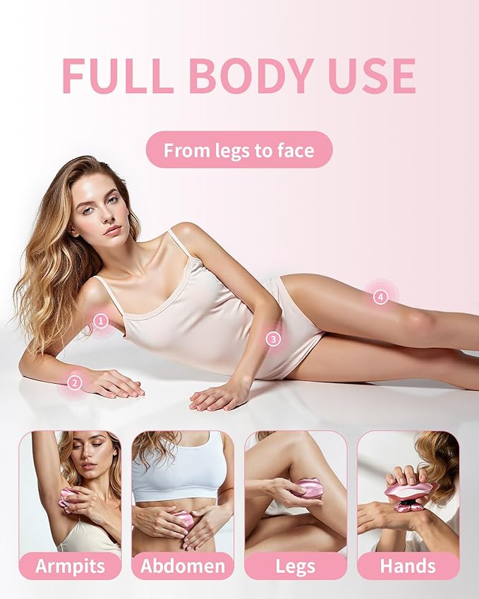 Electric Razors for Women, 5-in-1 Multi-Function Womens Razor with LED Display, Rechargeable Waterproof Electric Shaver, Ideal Travel Trimmer Body Hair Remover for Legs, Face, Armpits &Bikini Area