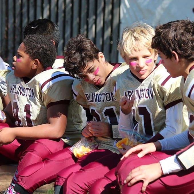 Mysense Pink Face Body Paint Stick, Eye Black Stick for Sports Football Baseball Softball, Pink Lipstick Facepaint for Halloween Costume SFX Cosplay Makeup