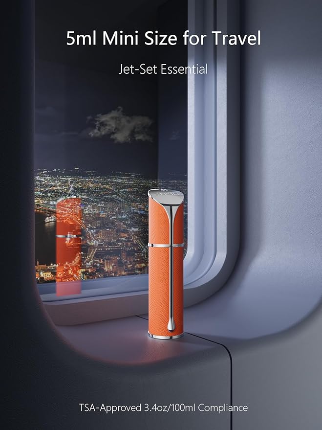 Travalo AQUA Perfume Travel Refillable Bottle, Bottom Filling Fragrances Perfume Atomizer, Mini Cologne Dispenser, Portable Sprayer for Women Men, Gift